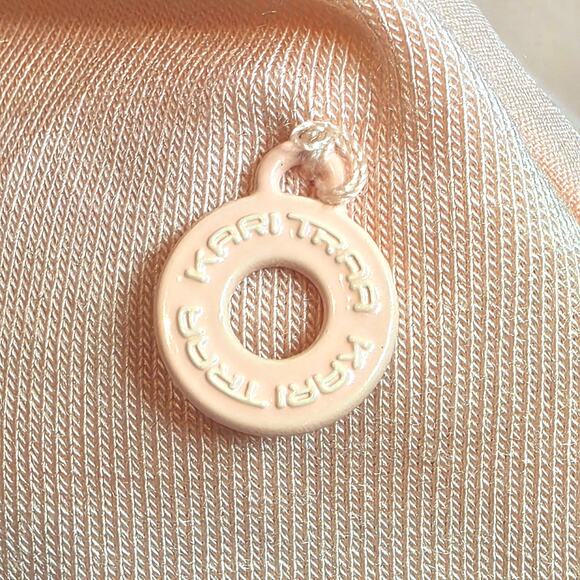 Kari Traa Rong Tee Workout Short Sleeve Top Womens Sz XL Peach Pink Crewneck - Picture 10 of 16